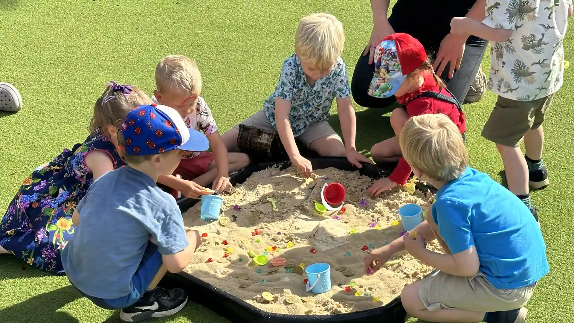 Outdoor Learning Environment - Children exploring in our beautiful outdoor spaces