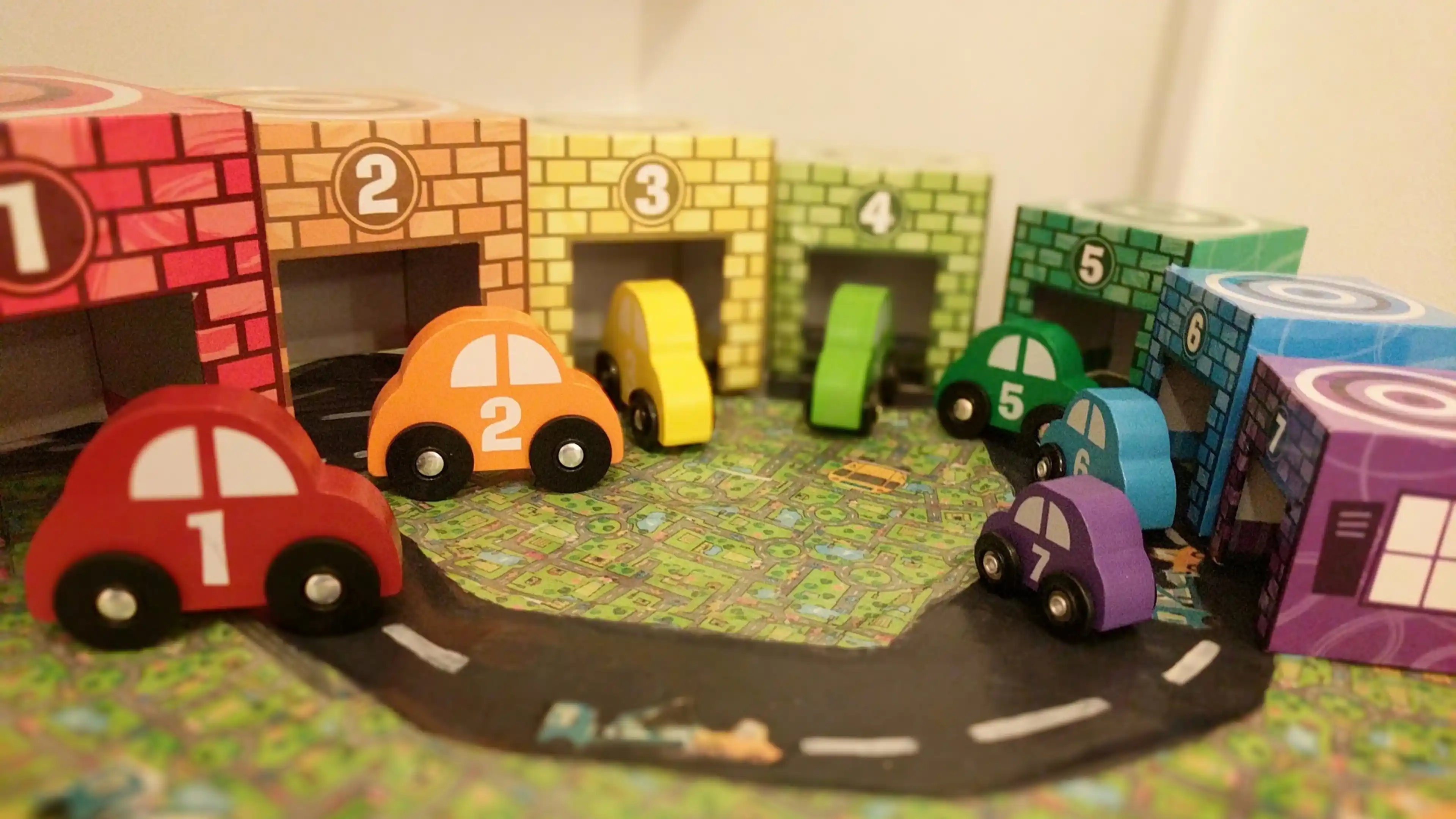 Children learning to count through play at Blossoms Nursery and Preschool